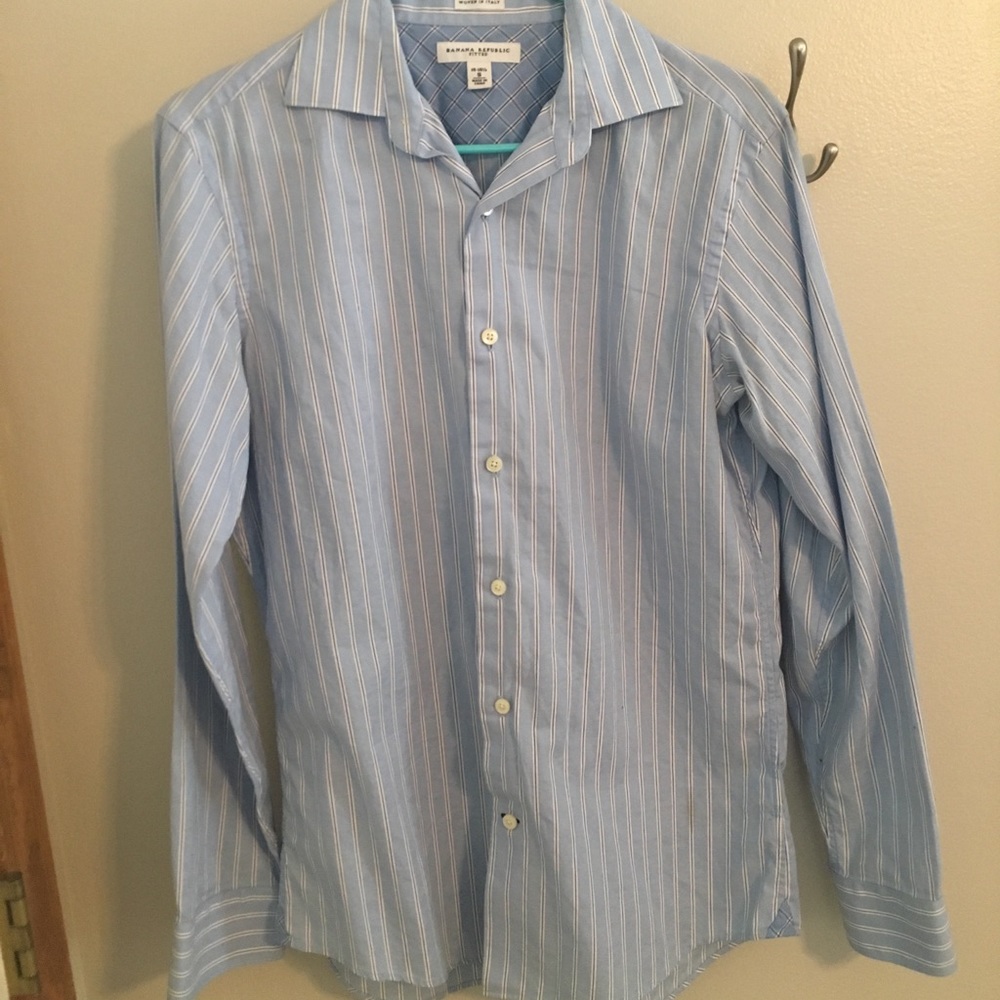 Men’s Banana Republic fitted button down